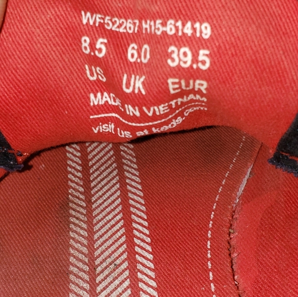 GUC Blue and Red Canvas Keds - Picture 2 of 8